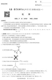 炎德·英才大联考雅礼中学 2025 届高考模拟试卷（一）化学试题及答案