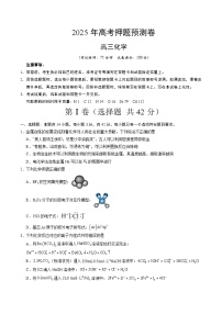2025年高考押题预测卷：化学（重庆卷01）（考试版）