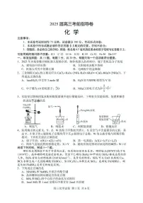 2025届江苏省盐城市高三下学期考前指导卷化学试题（高考模拟）