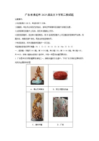 广东省清远市2025届高三下学期二模化学试题（解析版）