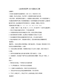 山东省菏泽市2025届高三二模化学试卷（解析版）