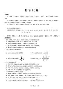 重庆市巴蜀中学2025届高三下学期适应性月考卷（九）化学试题（PDF版附解析）
