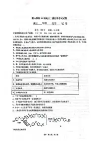 长沙麓山国际实验学校2025届高三下学期二模化学试卷（图片版，含部分解析）