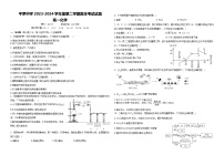 宁夏石嘴山市平罗县平罗中学2023-2024学年高一下学期期末考试化学试卷（无答案）