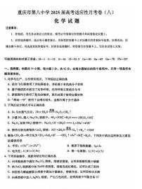 2025届重庆八中高三全真模拟考试 化学试题（含答案）
