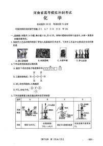河南省部分高中2024-2025学年高三下学期模拟冲刺考试化学试题（高考模拟）
