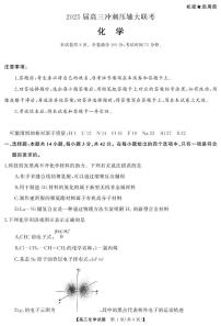 湖南省多校2024-2025学年高三下学期5月冲刺压轴大联考化学试题（高考模拟）