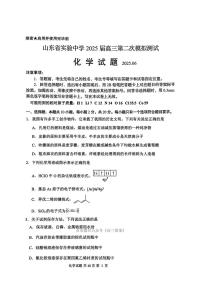 2025年山东省实验高考模拟化学试题及答案