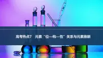 2026年高考化学总复习备课课件 高考热点7 元素“位—构—性”关系与元素推断