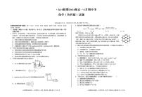 安徽省A10联盟2024-2025学年高一下学期4月期中考试 化学（鲁科版）试题（图片版，含答案）含答案解析
