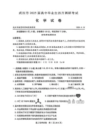 武汉市2025届高中毕业生四月调研考试化学试卷【含答案】