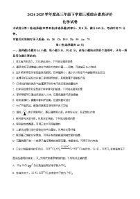 河北省衡水中学2024-2025学年高三下学期三模综合素质评价 化学试题含解析