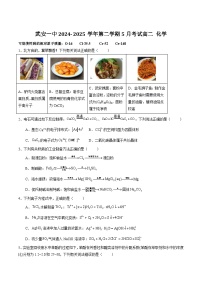 武安市第一中学2024-2025学年高二下学期5月月考化学试卷含答案