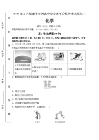 2025年6月福建省普通高中学业水平合格性考试化学模拟卷五（含答案）