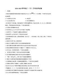河南省商丘市2024-2025学年高二下学期月考化学试卷