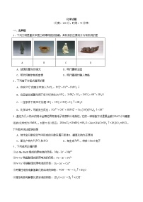 重庆市2024_2025学年高三化学上学期9月月考试题