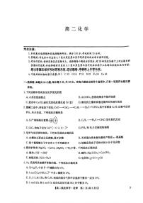 2025年九师联盟高二下学期6月化学试题及答案