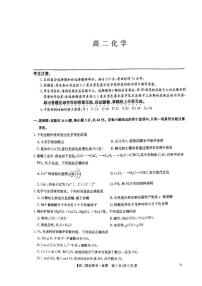 河南省驻马店市九师联盟2024-2025学年高二下学期6月月考化学试题