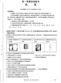 山东省部分学校2024-2025学年高一下学期5月质量监测联合调考化学试题