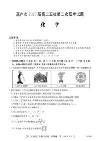 广东省惠州市五校2024-2025学年高二下学期第二次联考化学试题（PDF版附答案）