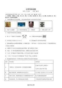 广东省深圳市2024-2025学年高二下学期期中考试化学试题（PDF版附答案）