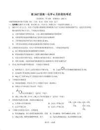 四川省成都市第七中学2024-2025学年高一下学期6月月考化学+答案含答案解析