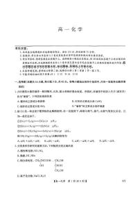 河南九师联考2025年高一下学期6月期末考试化学试题+答案