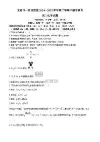 福建省龙岩市一级校联盟2024-2025学年高二下学期4月期中化学试题