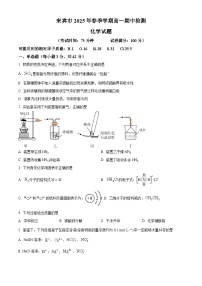 广西来宾市2024-2025学年高一下学期5月期中化学试题