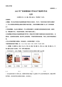 2025年高考真题——化学（广东卷） 含答案