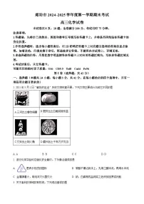 河北省廊坊市2024-2025学年高三上学期期末考试化学试题含答案