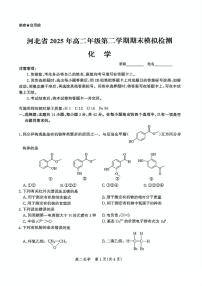 河北省部分学校2024-2025学年高二下学期期末模拟检测化学试题（PDF版附解析）
