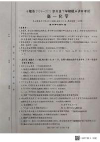 湖北省十堰市2024-2025学年高一下学期6月期末考试化学试题（PDF版附答案）