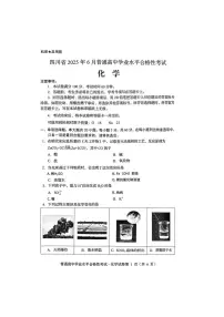 四川省2025年6月普通高中学业水平合格性考试 化学试题（无答案）