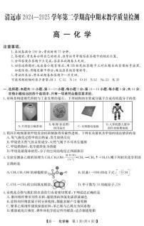 广东省清远市2024-2025学年高一下学期期末考试 化学 PDF版含解析
