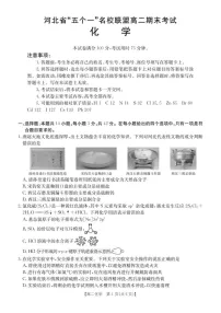 河北省五个一名校联盟2024-2025学年高二下学期期末考试化学试卷