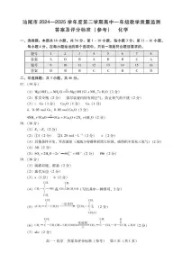 广东省汕尾市2024-2025学年高一下学期期末考试化学试题（含答案）