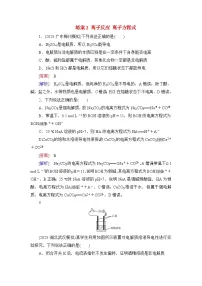2026届高考化学一轮总复习提能训练练案2离子反应离子方程式