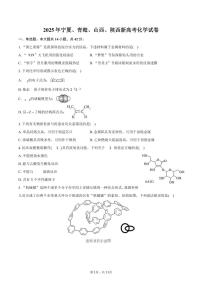2025年宁夏、青海、山西、陕西新高考化学试卷（含答案）