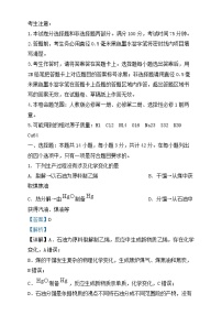 河南省2024_2025学年高三化学上学期11月期中质量检测试题含解析