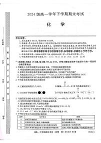 黑龙江省龙东联盟2024-2025学年高一下学期期末考试化学试题（含答案）含答案解析