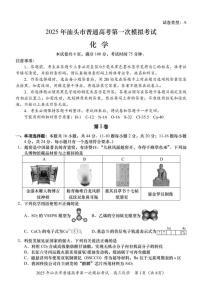 广东省2025年汕头市高三下学期第一次模拟-化学试题（含答案）