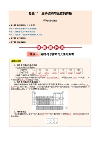 【暑假培优练】专题14 原子结构与元素的性质-2025年高二化学暑假衔接讲练 (人教版)（含答案）