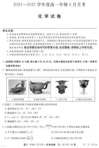 河北部分高中2025年高一下学期6月联考化学试题+答案