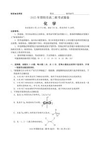 湖南省邵阳市联考2024-2025学年高二下学期7月期末化学试题+答案