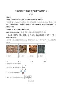 2025年高考河南化学真题试卷含答案