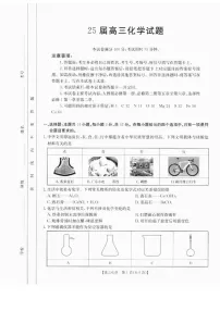 2025届四川金太阳高三下学期10月联考-化学试题（含答案）