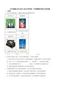 辽宁省鞍山市2024-2025学年高一下学期期末考试 化学试卷