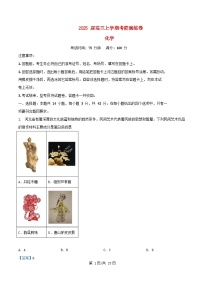 湖南省长沙市2025届高三化学下学期5月模拟考试试题含解析
