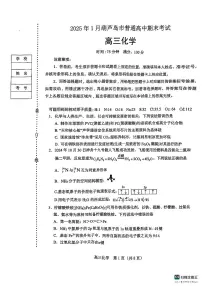 辽宁省葫芦岛市2024-2025学年高三上学期期末试题化学试题+答案
